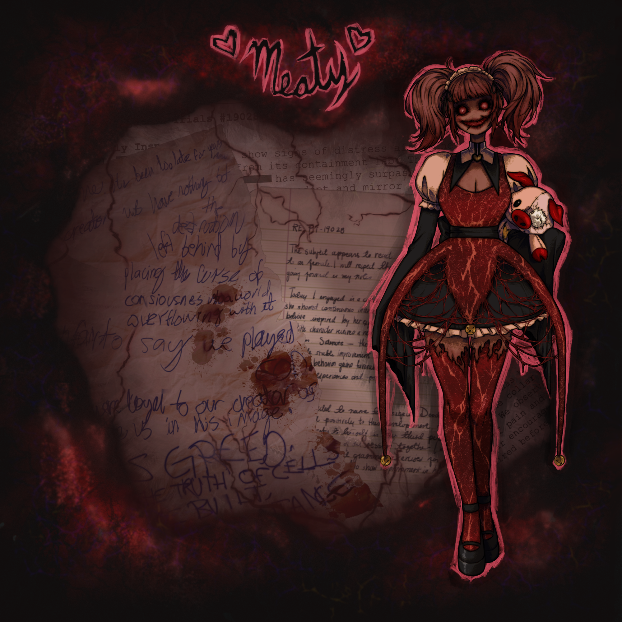 Meaty Character card